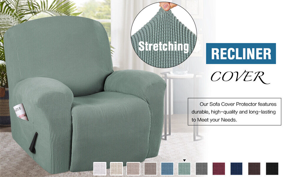 SageGreen Jacquard Fabric Covers for Sofa Couch Recliner Lounge Trendy Chair - Trendy Home Decors and Furnishings