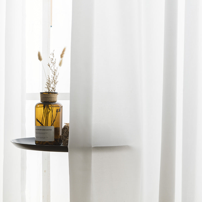 SheerCurtains-White - Trendy Home Decors and Furnishings