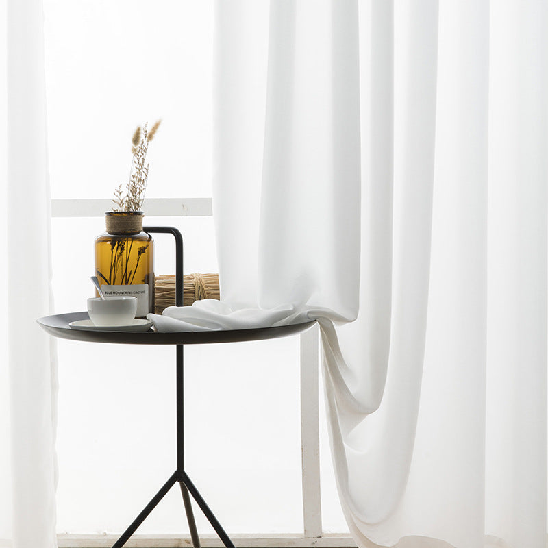 SheerCurtains-White - Trendy Home Decors and Furnishings