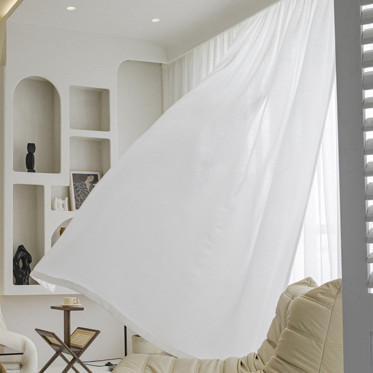 SheerCurtains-White - Trendy Home Decors and Furnishings
