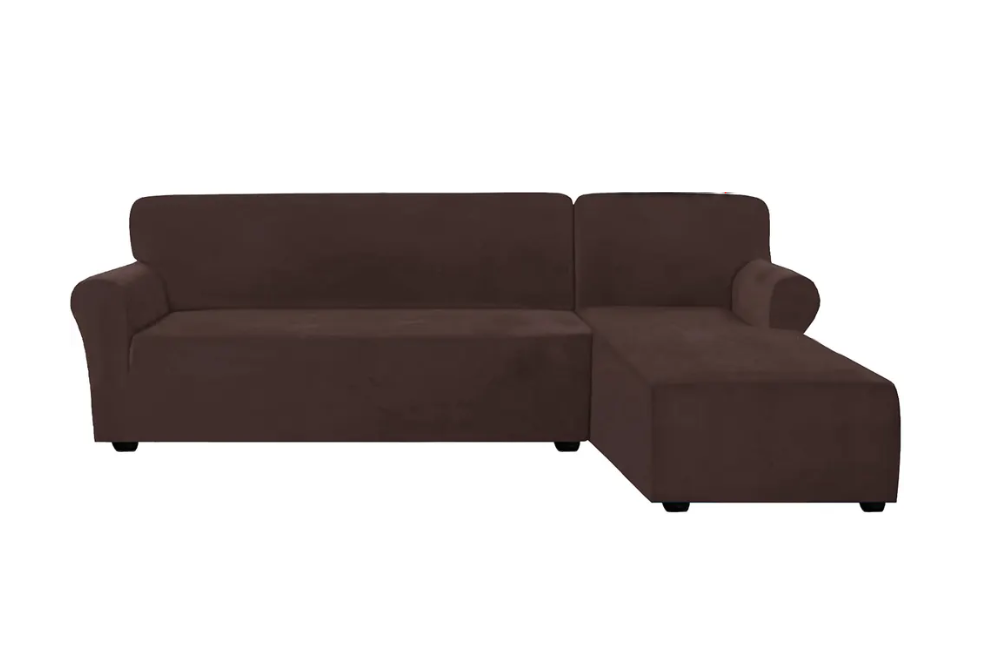 Velvet Fabric - Chocolate Brown Velvet Fabric Stretch Covers Trendy - Trendy Home Decors and Furnishings