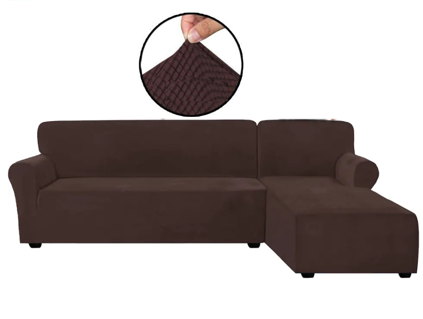 DarkBrown-Recliner Sofa Chair Slipcovers - Jacquard fabric - Trendy Home Decors and Furnishings