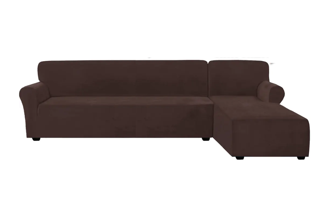 Velvet Fabric - Chocolate Brown Velvet Fabric Stretch Covers Trendy - Trendy Home Decors and Furnishings
