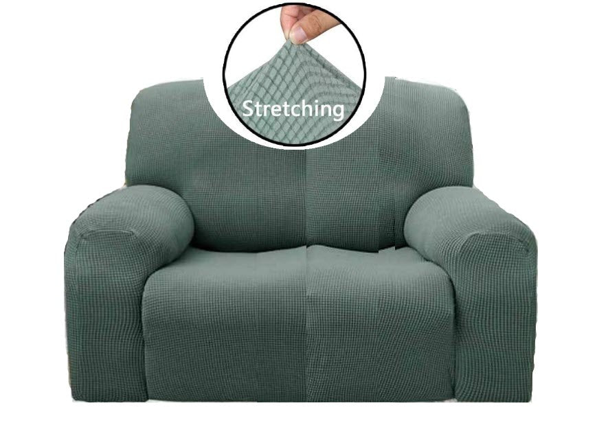 SageGreen Jacquard Fabric Covers for Sofa Couch Recliner Lounge Trendy Chair - Trendy Home Decors and Furnishings