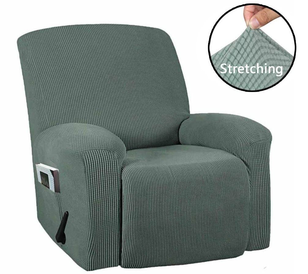 SageGreen Jacquard Fabric Covers for Sofa Couch Recliner Lounge Trendy Chair - Trendy Home Decors and Furnishings