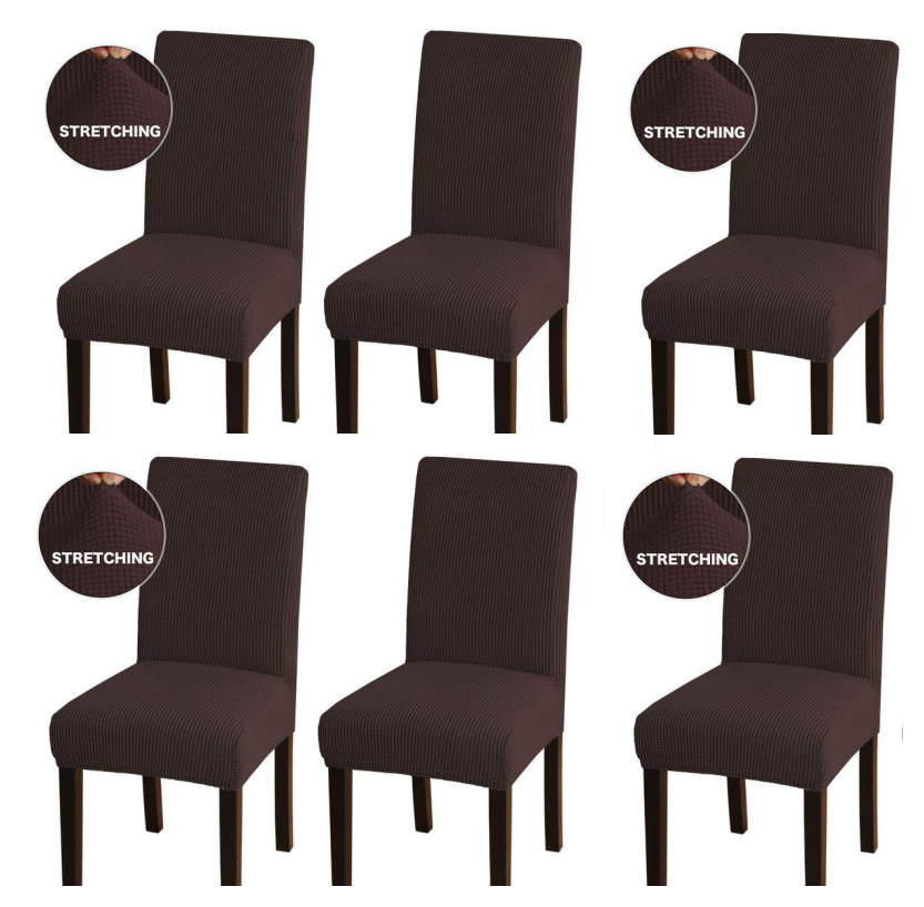 Jacquard Fabric - Dining Chair Covers Standard and XL sizes - Trendy Home Decors and Furnishings