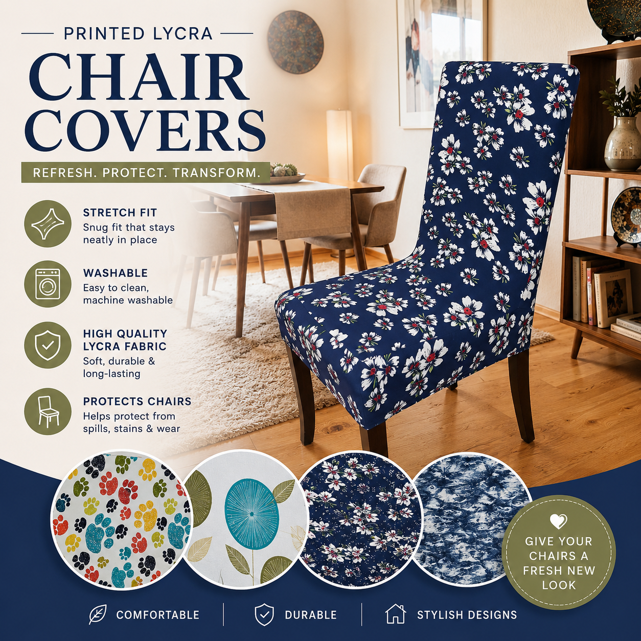 Printed Chair Covers