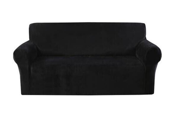 Velvet Fabric Straight Standard Sofa Covers- #1#2#3#4 seaters - Trendy Home Decors and Furnishings