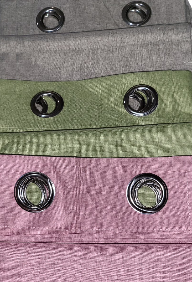 Linen Curtains - 100% Blockout with Lined Fabric - Trendy Home Decors and Furnishings
