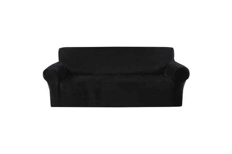 Velvet Fabric Straight Standard Sofa Covers- #1#2#3#4 seaters - Trendy Home Decors and Furnishings