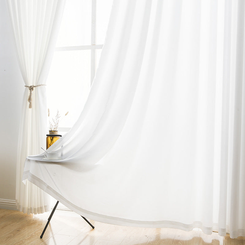 SheerCurtains-White - Trendy Home Decors and Furnishings