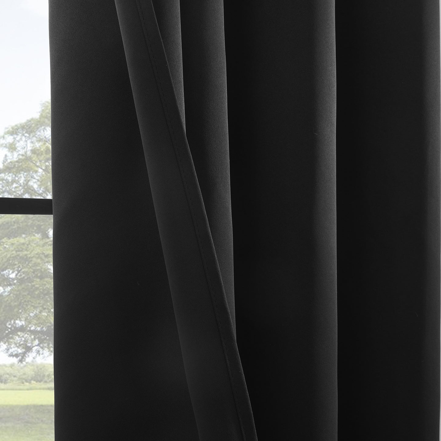 All-Satin 100% Blockout Sunblock Eyelet Curtains - Trendy Home Decors and Furnishings