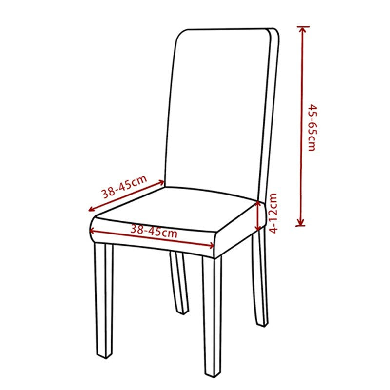 Floral Patterned Lycra dining chair covers