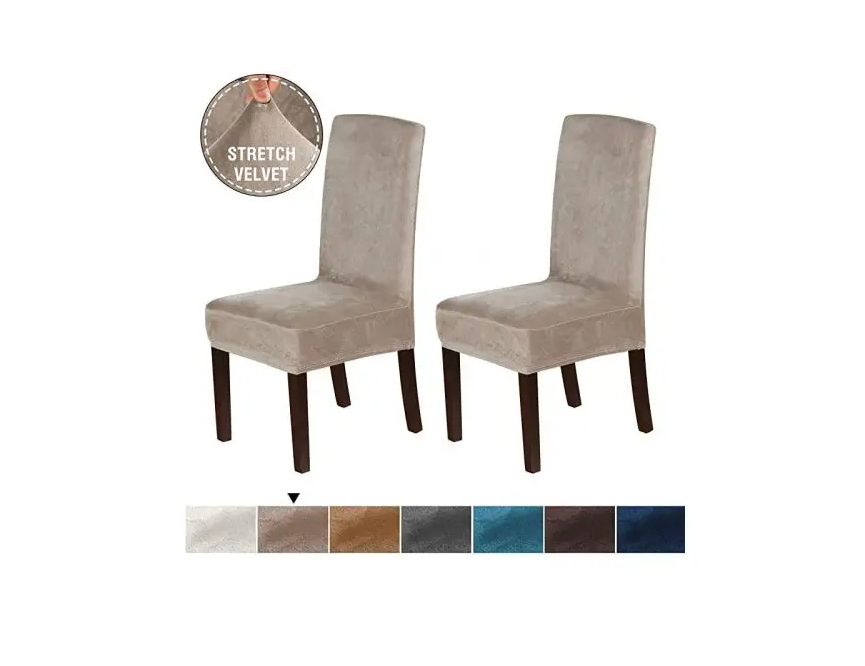 Dining Chair Covers - Velvet Fabric - Trendy Home Decors and Furnishings