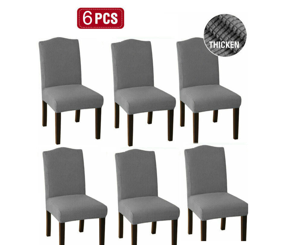 0 LightGrey-JacquardFabricCovers for Standard and Reclining Sofas Couches Lounges OfficeDining Chair - Trendy Home Decors and Furnishings