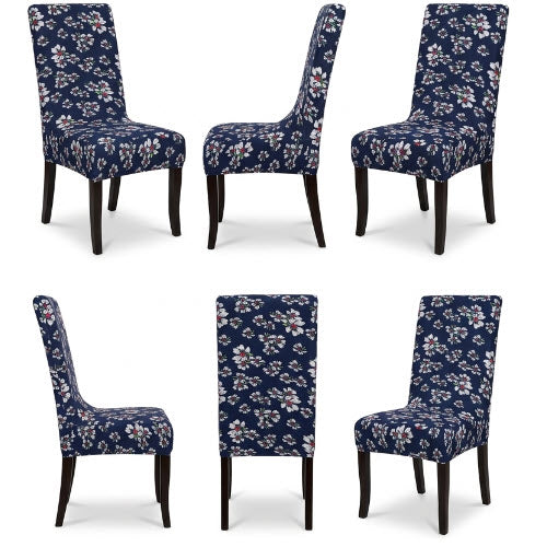 Floral Patterned Lycra dining chair covers