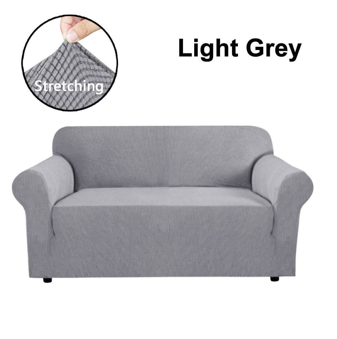 0 LightGrey-JacquardFabricCovers for Standard and Reclining Sofas Couches Lounges OfficeDining Chair - Trendy Home Decors and Furnishings