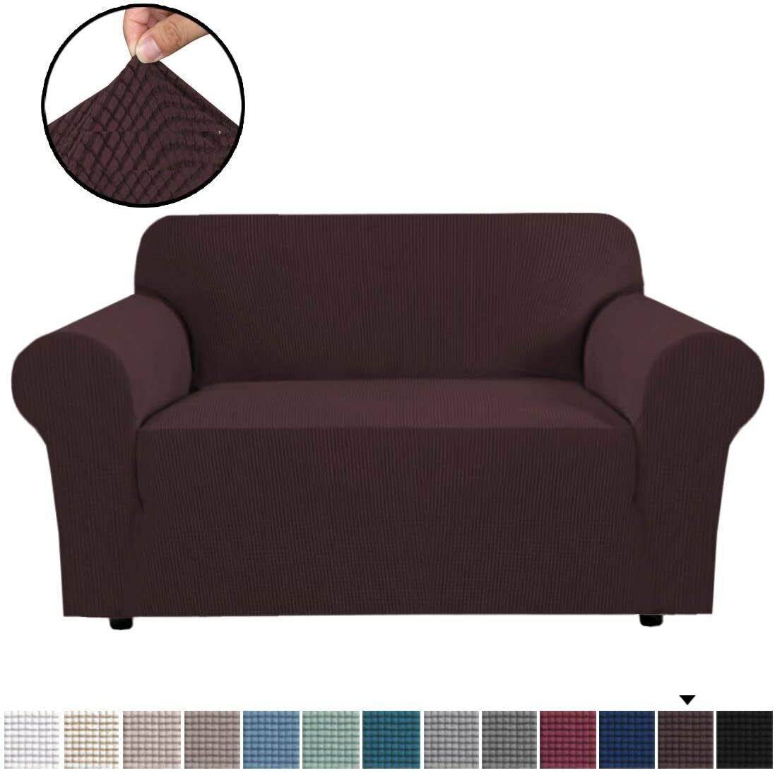 DarkBrown-Recliner Sofa Chair Slipcovers - Jacquard fabric - Trendy Home Decors and Furnishings