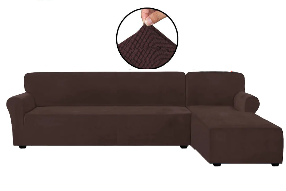 DarkBrown-Recliner Sofa Chair Slipcovers - Jacquard fabric - Trendy Home Decors and Furnishings