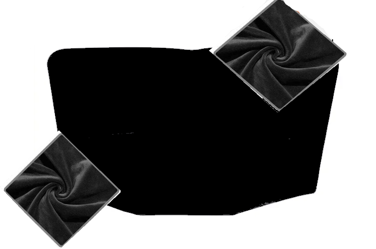 0 Black Velvet Cover for Standard and Reclining Sofas Couches Lounges Chairs - Trendy Home Decors and Furnishings