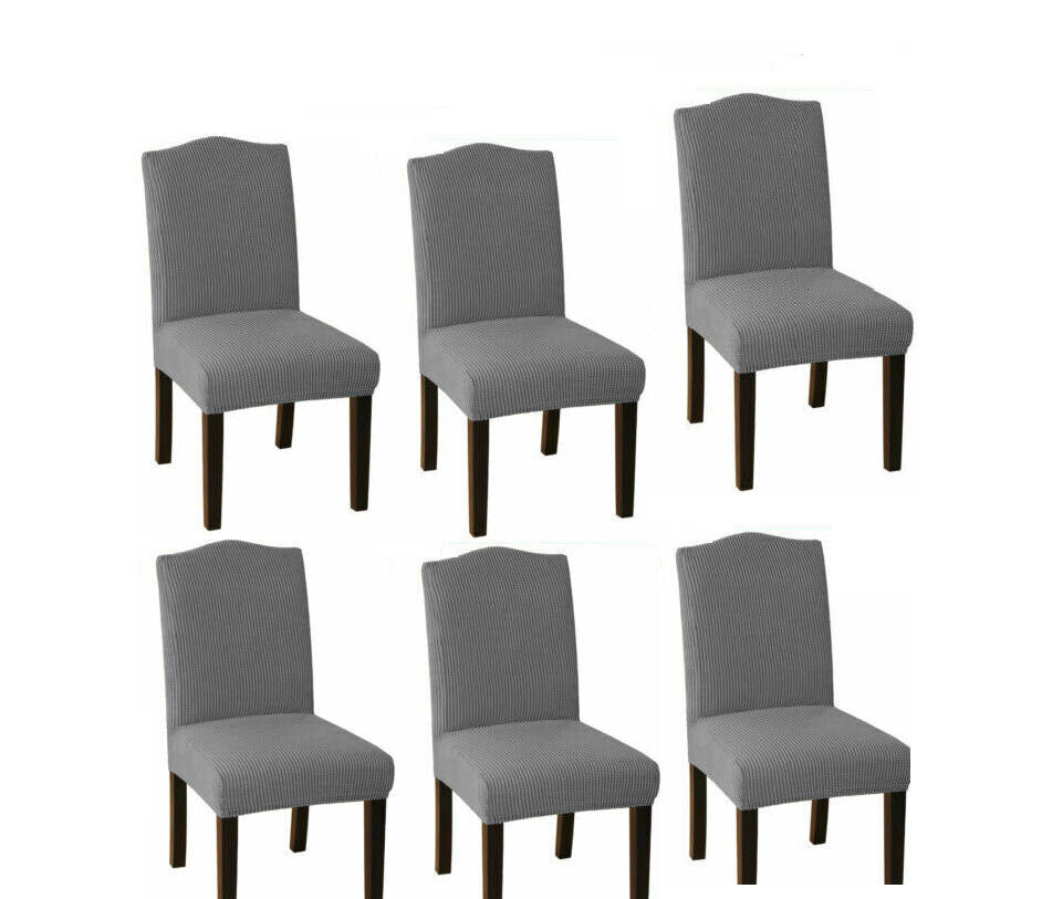 0 LightGrey-JacquardFabricCovers for Standard and Reclining Sofas Couches Lounges OfficeDining Chair - Trendy Home Decors and Furnishings