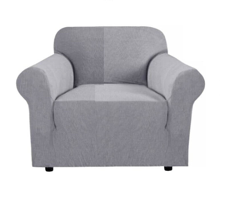 0 LightGrey-JacquardFabricCovers for Standard and Reclining Sofas Couches Lounges OfficeDining Chair - Trendy Home Decors and Furnishings