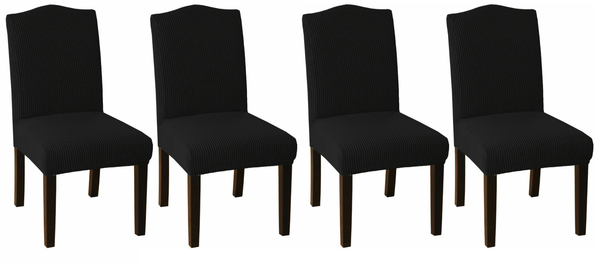 Black slip Covers in Jacquard fabric for Standard Reclining Sofas Couches Lounges Chairs - Trendy Home Decors and Furnishings