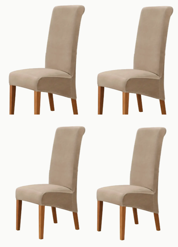 Dining Chair Covers - Velvet Fabric - Trendy Home Decors and Furnishings