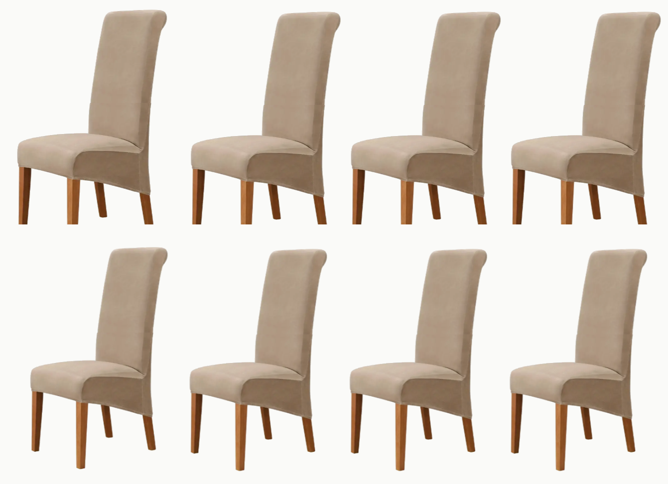 Dining Chair Covers - Velvet Fabric - Trendy Home Decors and Furnishings