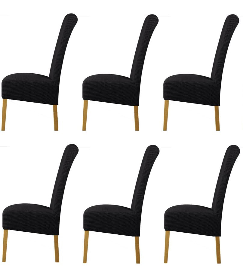 Black slip Covers in Jacquard fabric for Standard Reclining Sofas Couches Lounges Chairs - Trendy Home Decors and Furnishings