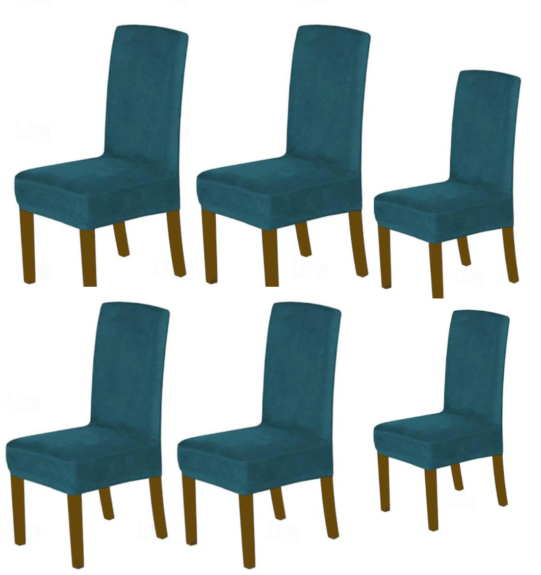 0 -TealGreen Velvet Cover for Standard and Reclining Sofas Couches Lounges Chairs - Trendy Home Decors and Furnishings