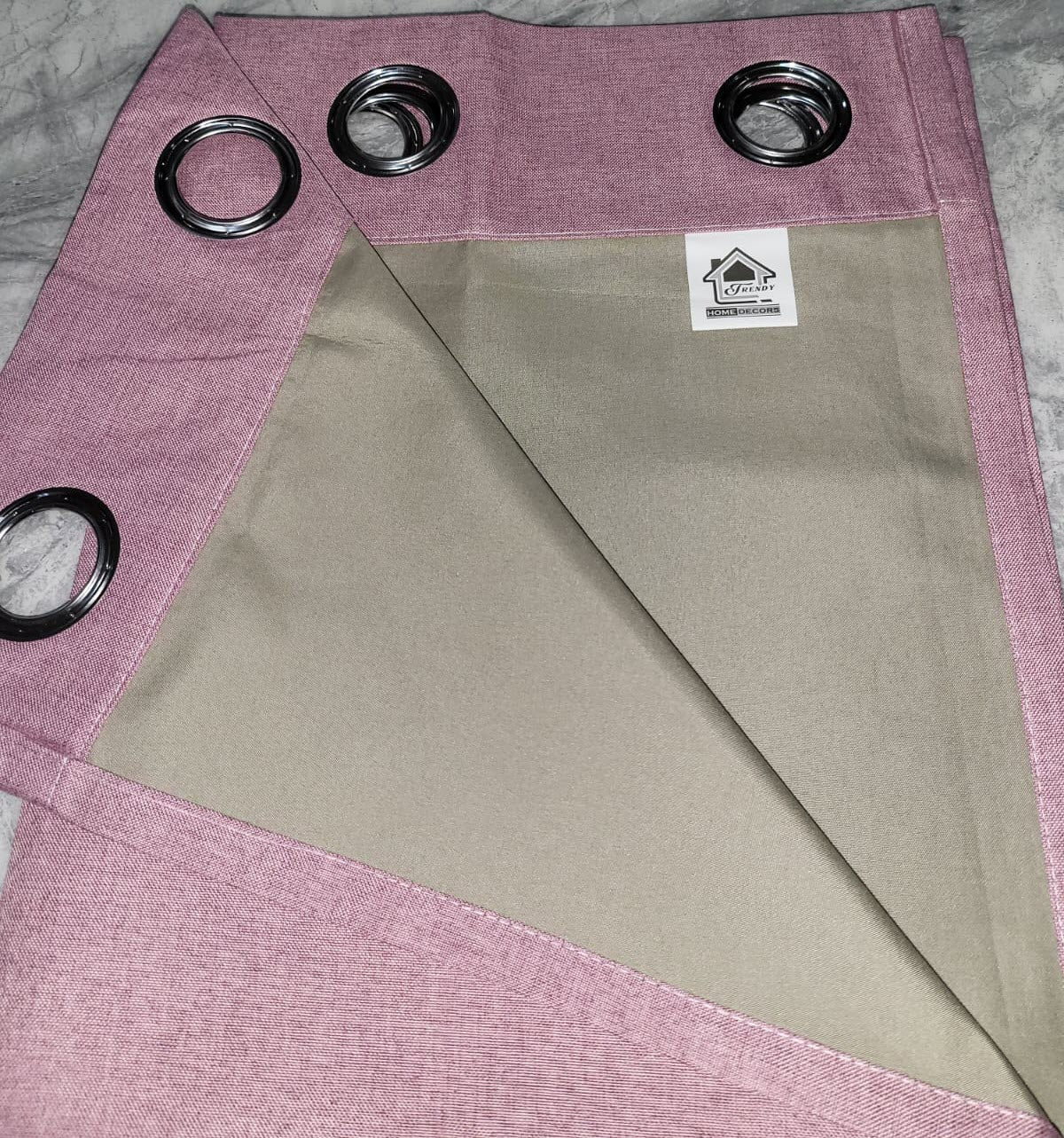 Linen Curtains - 100% Blockout with Lined Fabric - Trendy Home Decors and Furnishings