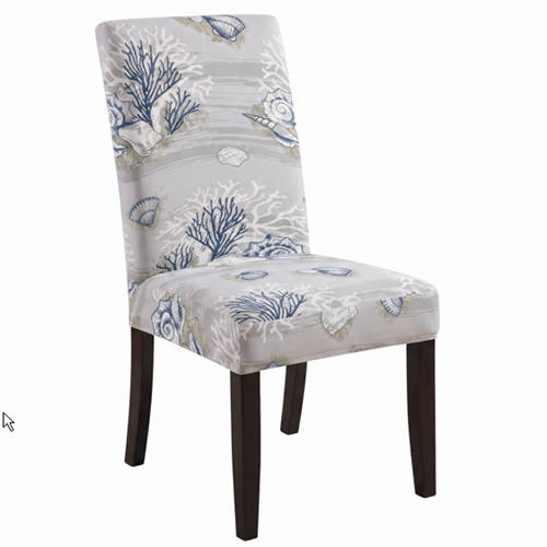 Ocean Inspired Patterned Lycra dining chair covers