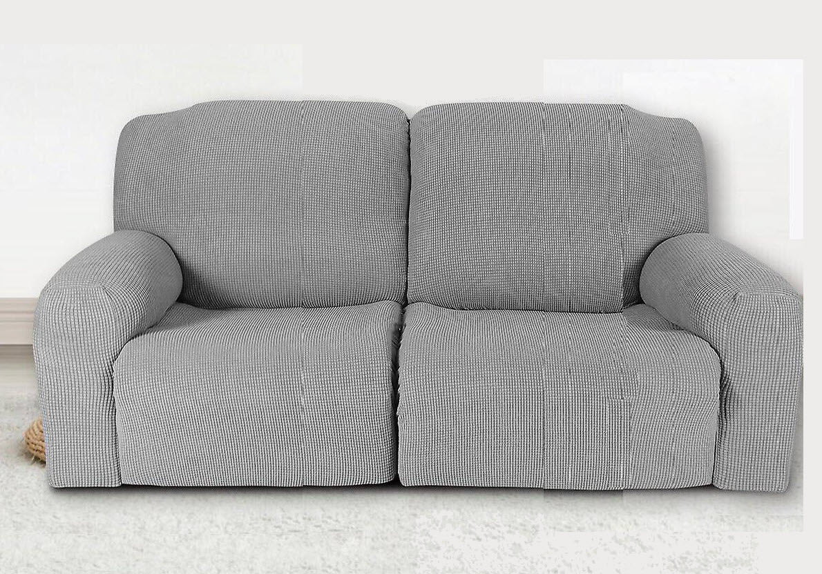 0 LightGrey-JacquardFabricCovers for Standard and Reclining Sofas Couches Lounges OfficeDining Chair - Trendy Home Decors and Furnishings