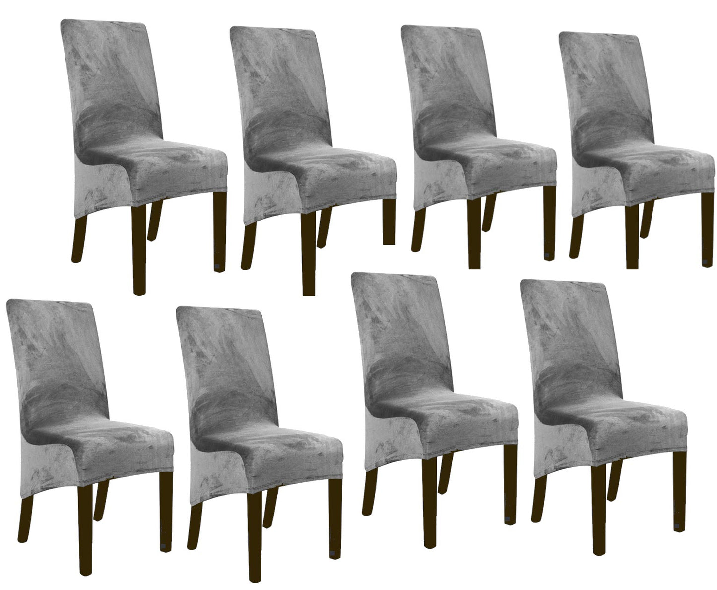 Dining Chair Covers - Velvet Fabric - Trendy Home Decors and Furnishings