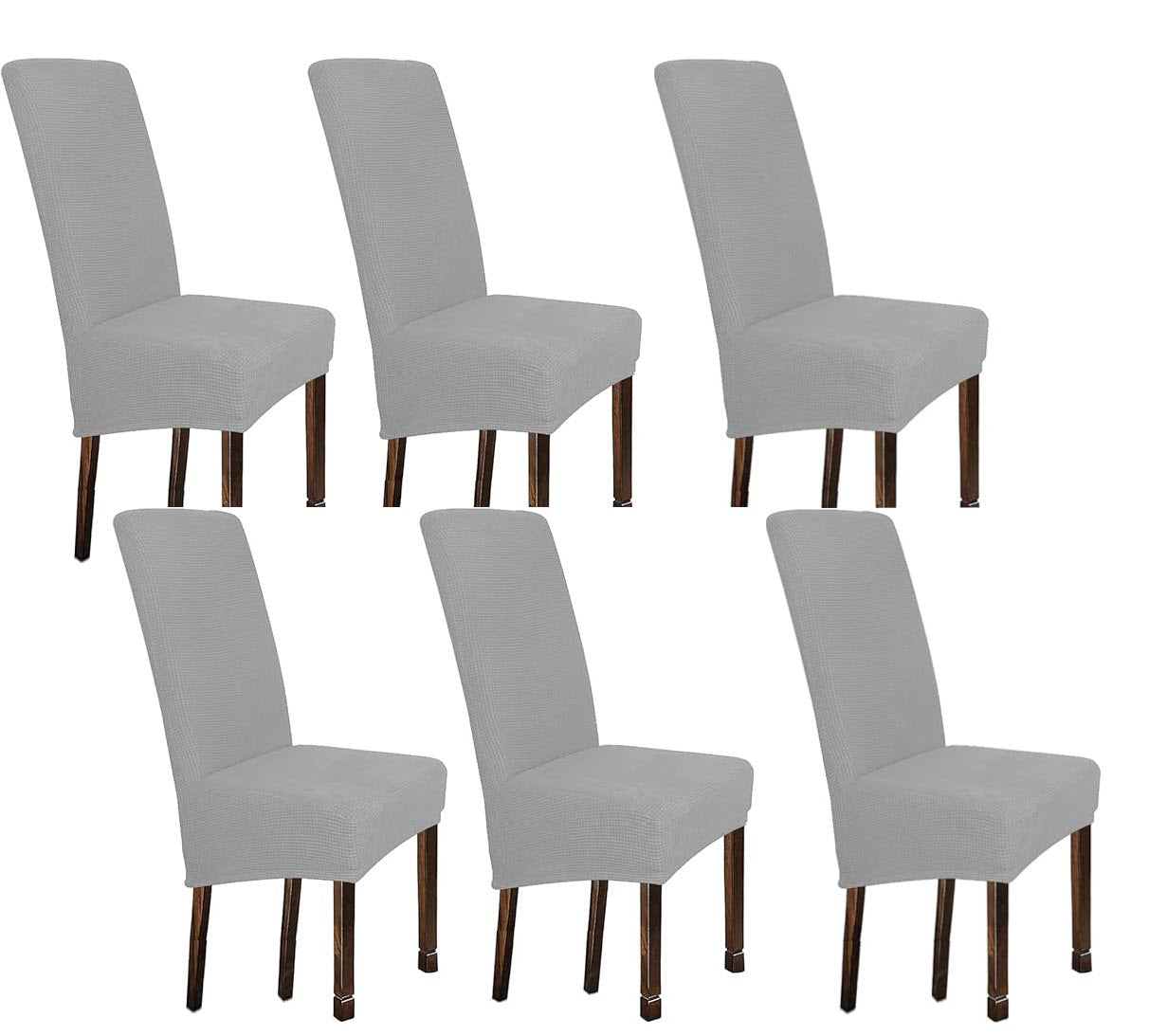 0 LightGrey-JacquardFabricCovers for Standard and Reclining Sofas Couches Lounges OfficeDining Chair - Trendy Home Decors and Furnishings