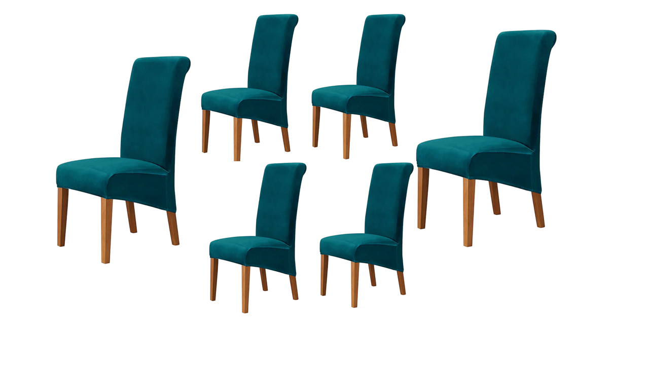 TealGreen Velvet Cover for Standard and Reclining Sofas Couches Lounges Chairs - Trendy Home Decors and Furnishings