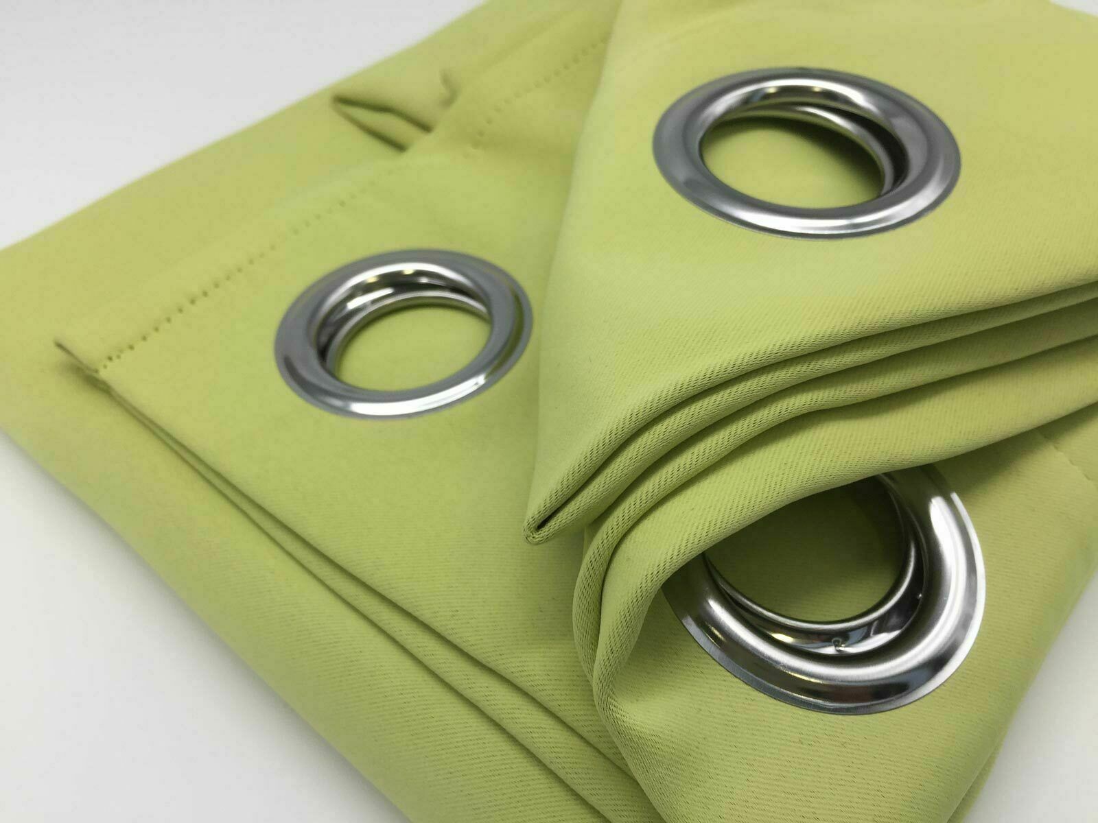 2Panels Sun Block Window Dressings Pastel Green Curtains - Trendy Home Decors and Furnishings