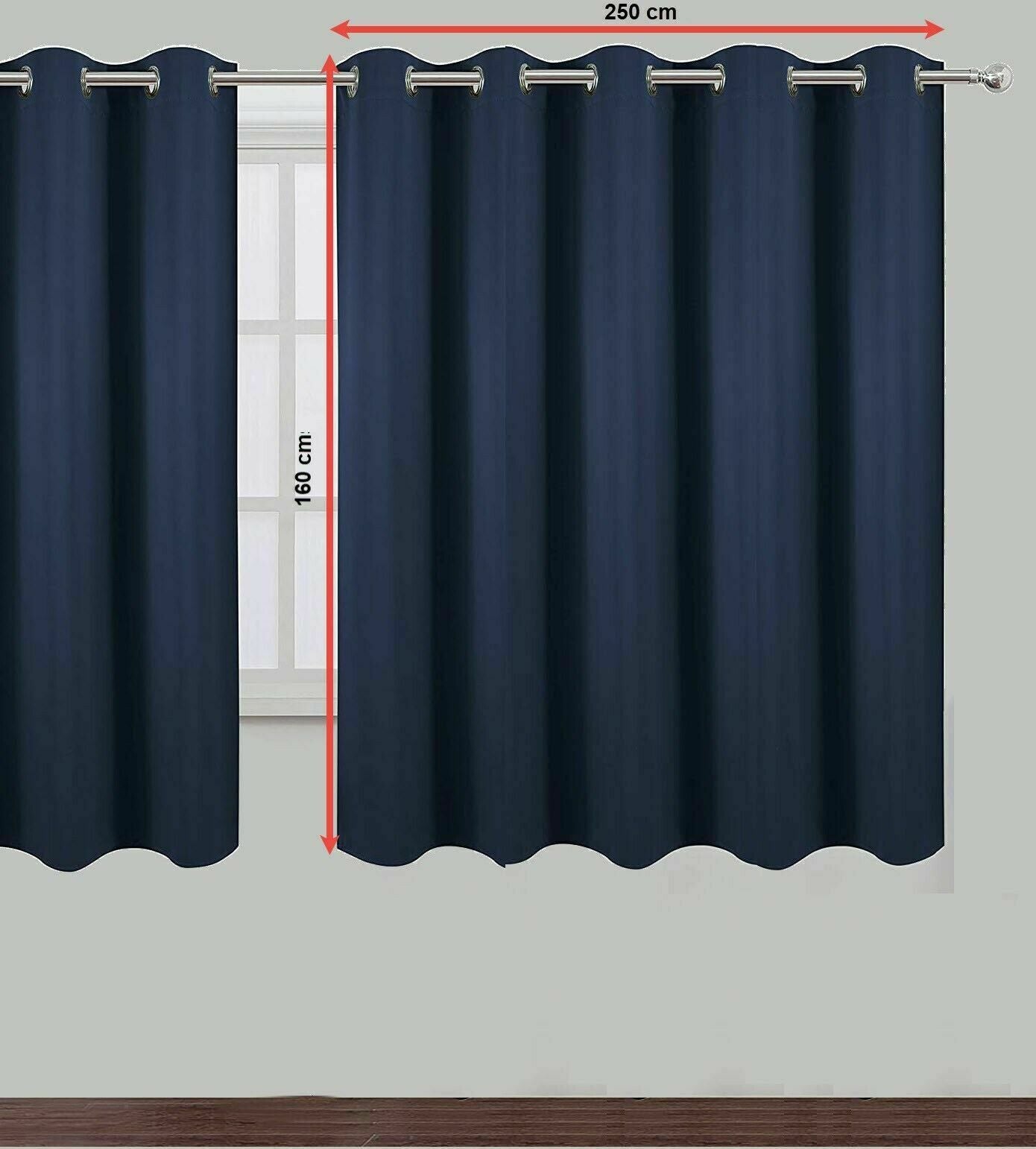 2Panels (80-90%)Sunlight Block Window Curtains - Trendy Home Decors and Furnishings