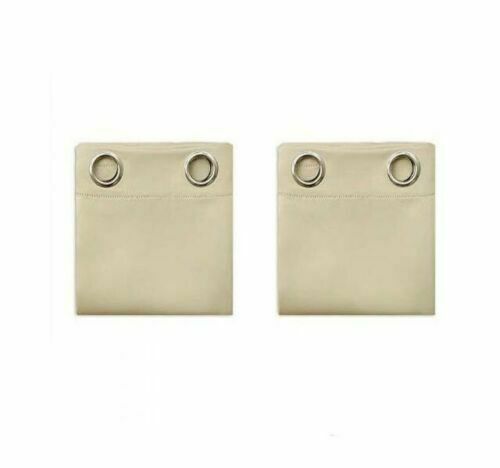 2Panels (80-90%)Sun Block Window Ivory Curtains - Trendy Home Decors and Furnishings