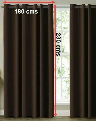 2Panels 90% SunBlock Window Dressings dark brown Curtains - Trendy Home Decors and Furnishings